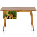 Письменный стол с принтом на ящиках Elise Desk варинант исполнения - 2 | Loft Concept в Грозном