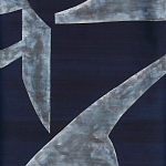 Обои ручная роспись в стиле Арт-деко Symphony Colourway SC-104 on Kyanite silk dupion варинант исполнения - 1 | Loft Concept в Грозном