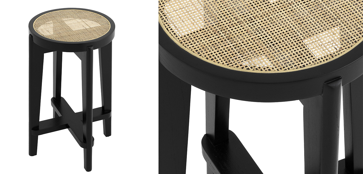 Полубарный стул Eichholtz Counter Stool Dareau black Полубарный стул Eichholtz Counter Stool Dareau black - Loft-Concept в Грозном