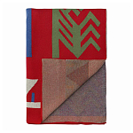 Плед хлопковый по мотивам чувашских орнаментов Ural and Siberian Patterns варинант исполнения - 2 | Loft Concept в Грозном