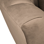 Дизайнерское кресло мягкое из серого велюра Serenity варинант исполнения - 3 | Loft Concept в Грозном