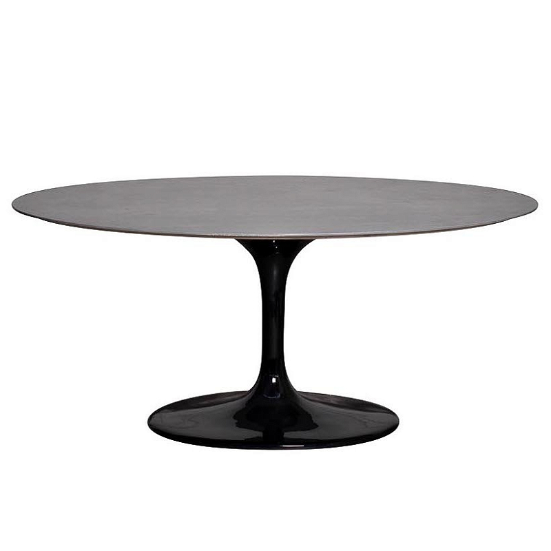 Стол Tulip black II Серый Черный Стол Tulip black II Серый Черный в Грозном | Loft Concept