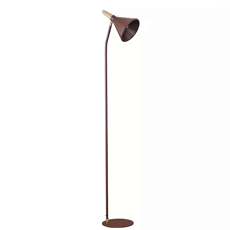 Торшер с конусообразным плафоном Plum Floor Lamp Сливовый Бежевый в Грозном | Loft Concept 