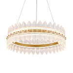 Люстра круглая с декоративными элементами в виде лепестков Round Light Flashing варинант исполнения - 1 | Loft Concept в Грозном