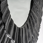 Зеркало в фактурной черной раме в современном стиле Black Maelstrom варинант исполнения - 3 | Loft Concept в Грозном