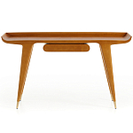 Дизайнерский рабочий стол из массива дерева Gio Ponti D.847.1 Writing Desk варинант исполнения - 1 | Loft Concept в Грозном