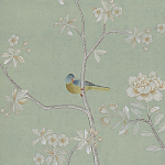 Обои ручная роспись Badminton Mercury Grey варинант исполнения - 3 | Loft Concept в Грозном