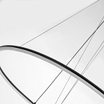 Светодиодная люстра Black LED Circle and Ball Lamp варинант исполнения - 4 | Loft Concept в Грозном