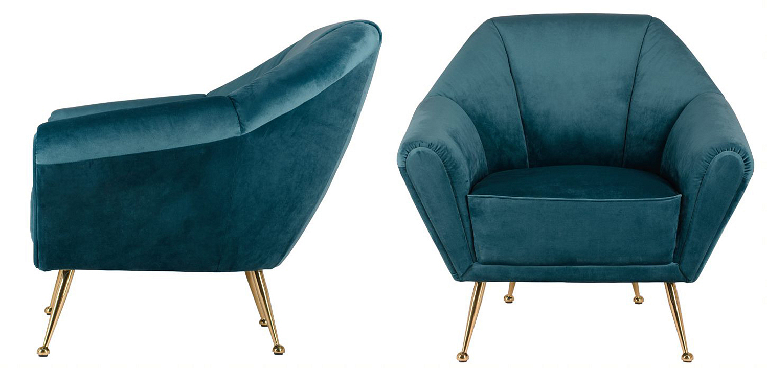 Кресло Brunner Chair blue Кресло Brunner Chair blue - Loft-Concept в Грозном