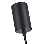 Подвесной светильник с рифленым стеклянным плафоном цилиндрической формы ARTICOLO варинант исполнения - 4 | Loft Concept в Грозном