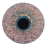 Бра круглое стеклянное с морозным эффектом Heterochromia варинант исполнения - 1 | Loft Concept в Грозном