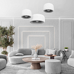 Подвесной светильник с цилиндрическим фактурным абажуром Sergey Makhno варинант исполнения - 13 | Loft Concept в Грозном