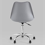 Офисный стул на металлическом основании EGGERY Grey варинант исполнения - 4 | Loft Concept в Грозном