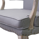 Кресло Aubrey Classical Armchair grey flax варинант исполнения - 4 | Loft Concept в Грозном