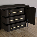 Буфет Primo с тремя ящиками и двумя фасадами Темный орех варинант исполнения - 4 | Loft Concept в Грозном