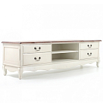 ТВ-тумба в стиле прованс из массива берёзы Interiors Romance варинант исполнения - 2 | Loft Concept в Грозном