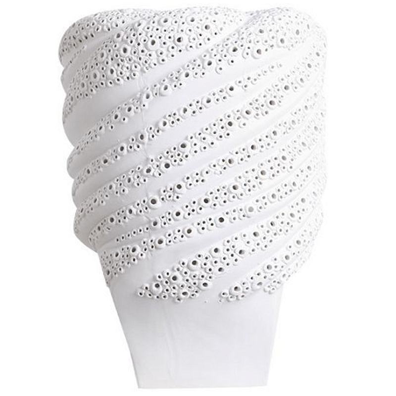 Декоративная ваза Spiral Molecule Lacy Vase Белый Декоративная ваза Spiral Molecule Lacy Vase Белый в Грозном | Loft Concept