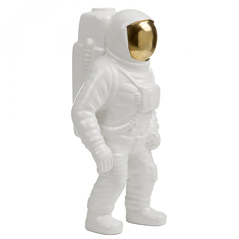 Статуэтка SELETTI Starman Vase Глянцевое золото Белый в Грозном | Loft Concept 