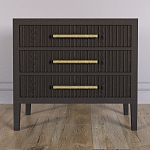 Тумба Primo  с тремя ящиками шпон темный орех варинант исполнения - 2 | Loft Concept в Грозном