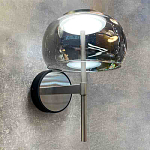 Бра с округлым прозрачным плафоном Blanton Light варинант исполнения - 4 | Loft Concept в Грозном