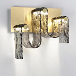 Бра волнистой формы из фактурного стекла Big Wave варинант исполнения - 2 | Loft Concept в Грозном