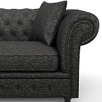 Мебельная ткань Шенилл темно-серый цвет 138 см T4-40 варинант исполнения - 8 | Loft Concept в Грозном