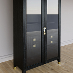 Дизайнерский шкаф витрина Elsa Dreams Black с 4-мя ящиками варинант исполнения - 2 | Loft Concept в Грозном