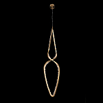 Подвесной светильник обрамленный элементами в виде кристаллов Smooth Shine варинант исполнения - 1 | Loft Concept в Грозном