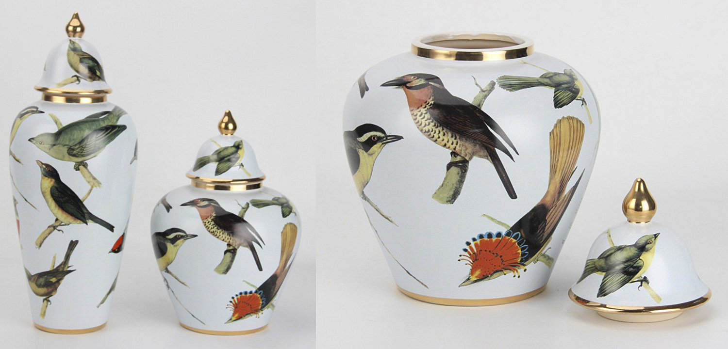 Ваза Blue Birds small Ваза Blue Birds small - Loft-Concept в Грозном
