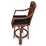 Барный стул из ротанга Eloise коричневый варинант исполнения - 3 | Loft Concept в Грозном