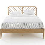 Кровать из массива дуба Reyer Oak Bed варинант исполнения - 2 | Loft Concept в Грозном