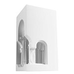 Встраиваемый в стену гипсовый светильник под покраску с арками и рельефными колоннами Antiquity Athena варинант исполнения - 4 | Loft Concept в Грозном