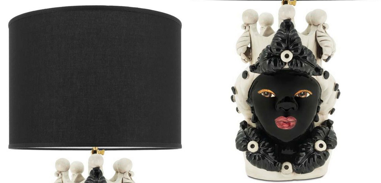 Настольная лампа Table Lamp Moro Lady Eve Black Настольная лампа Table Lamp Moro Lady Eve Black - Loft-Concept в Грозном