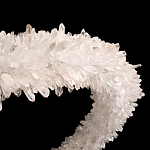 Люстра круглая с натуральным горным хрусталем Crystal Shimmer варинант исполнения - 5 | Loft Concept в Грозном