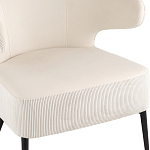 Современное мягкое кресло на металлических ножках Rakush Milk варинант исполнения - 6 | Loft Concept в Грозном