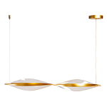 Люстра линейная с изогнутым плафоном Wave Line варинант исполнения - 2 | Loft Concept в Грозном