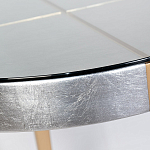 Столик журнальный серебристый с круглой столешницей Showing Refinement варинант исполнения - 1 | Loft Concept в Грозном