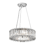 Люстра подвесная круглая с множеством вертикальных прямоугольных кристаллов Kichler варинант исполнения - 2 | Loft Concept в Грозном