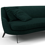 Мебельная ткань Шенилл темно-зеленый цвет 138 см T4-36 варинант исполнения - 5 | Loft Concept в Грозном