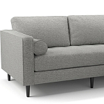 Мебельная ткань Шенилл серый цвет 138 см T4-29 варинант исполнения - 5 | Loft Concept в Грозном