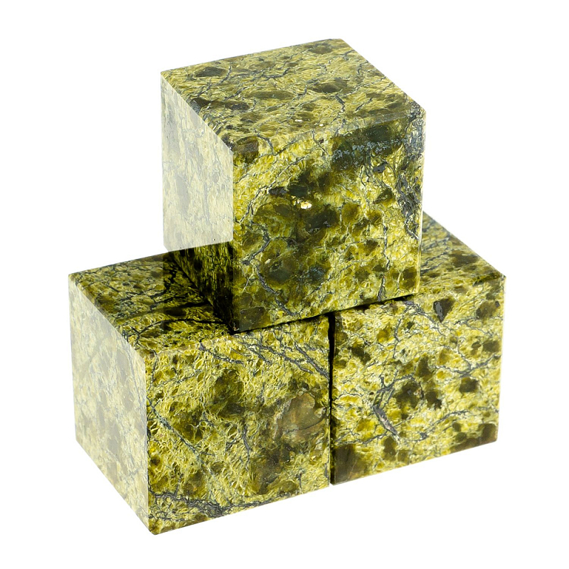 Камни для охлаждения виски из натурального камня змеевик Natural Stone Cube Зеленый Камни для охлаждения виски из натурального камня змеевик Natural Stone Cube Зеленый в Грозном | Loft Concept