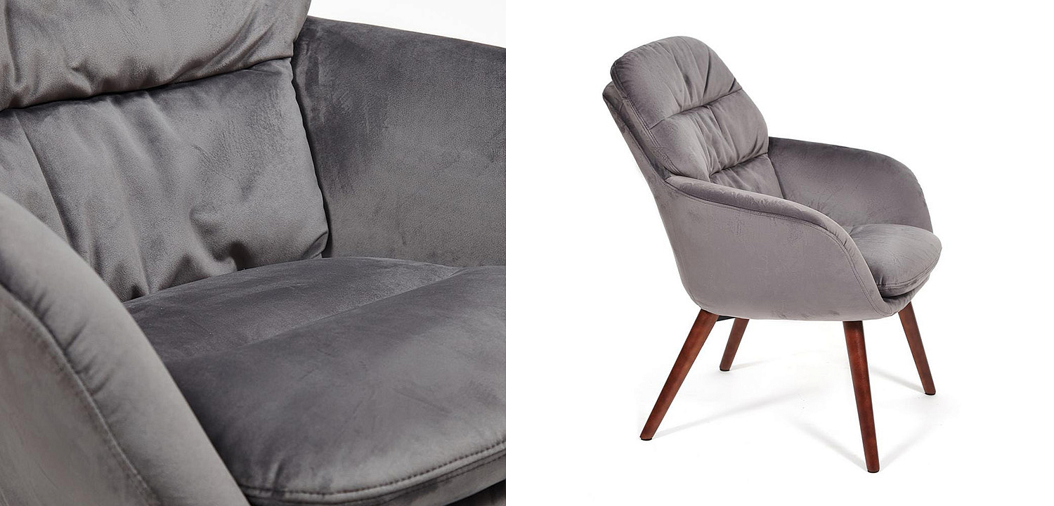 Кресло Gray Chantal Кресло Gray Chantal - Loft-Concept в Грозном