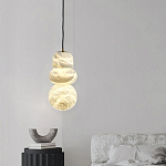 Подвесной светильник с фигурными плафонами Stone Triad варинант исполнения - 7 | Loft Concept в Грозном