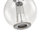 Подвесной светильник с плафоном в форме шара Inner Gleam Orb silver варинант исполнения - 6 | Loft Concept в Грозном