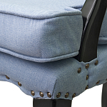 Кресло Aubrey Classical Armchair blue flax варинант исполнения - 4 | Loft Concept в Грозном