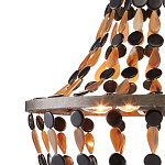 Люстра каплевидной формы с подвесками в виде декоративных бусин Flat Beads варинант исполнения - 1 | Loft Concept в Грозном