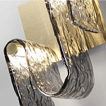 Бра волнистой формы из фактурного стекла Wave варинант исполнения - 4 | Loft Concept в Грозном