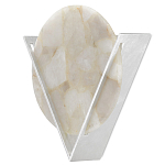 Бра светодиодное с диском из кварца Vendetta варинант исполнения - 2 | Loft Concept в Грозном