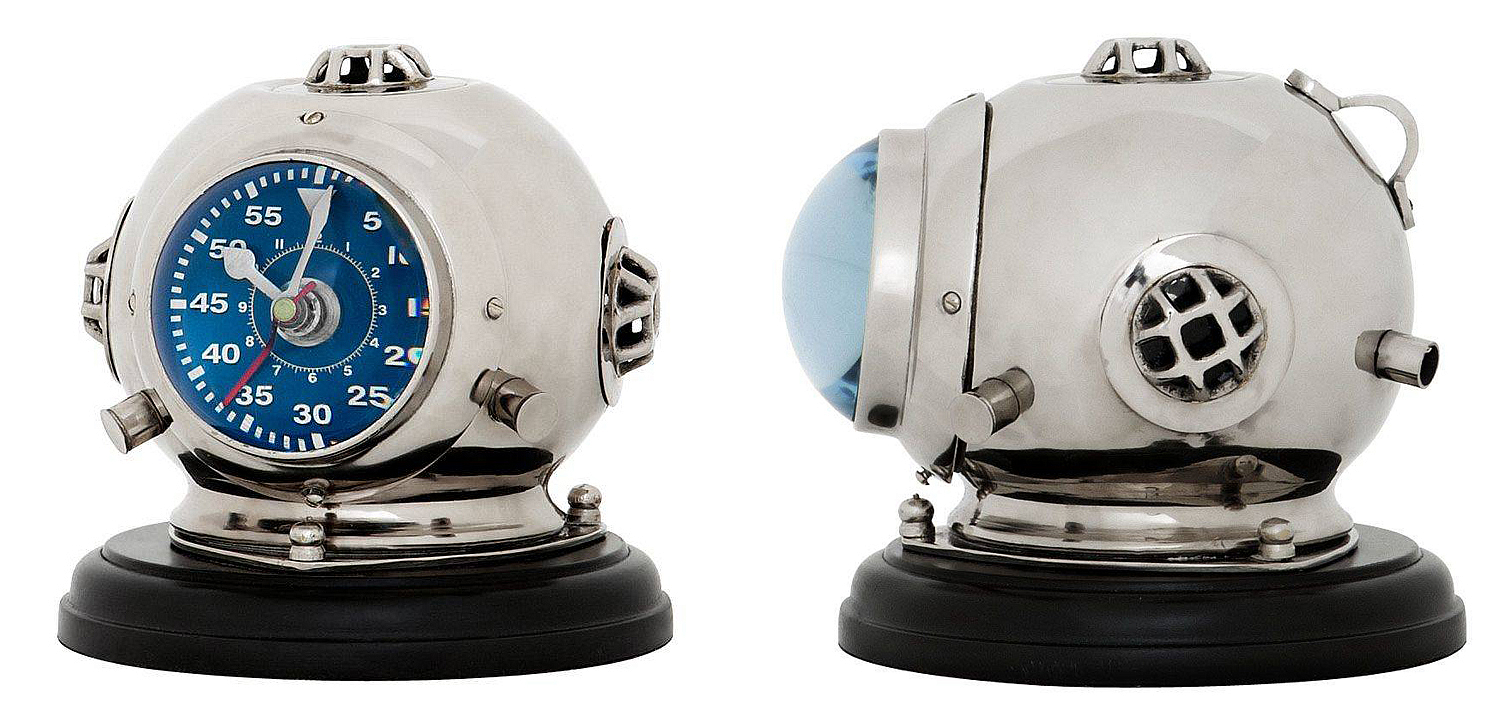 Часы Eichholtz Clock Diving Helmet Odyssey Часы Eichholtz Clock Diving Helmet Odyssey - Loft-Concept в Грозном