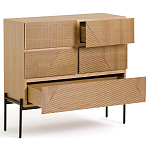 Комод с геометрическим рисунком на ящиках Anders Light Wood варинант исполнения - 4 | Loft Concept в Грозном